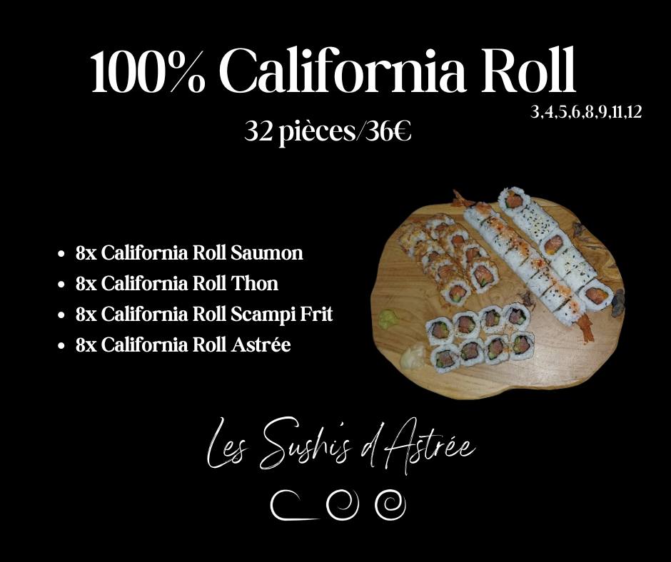 100% California Roll