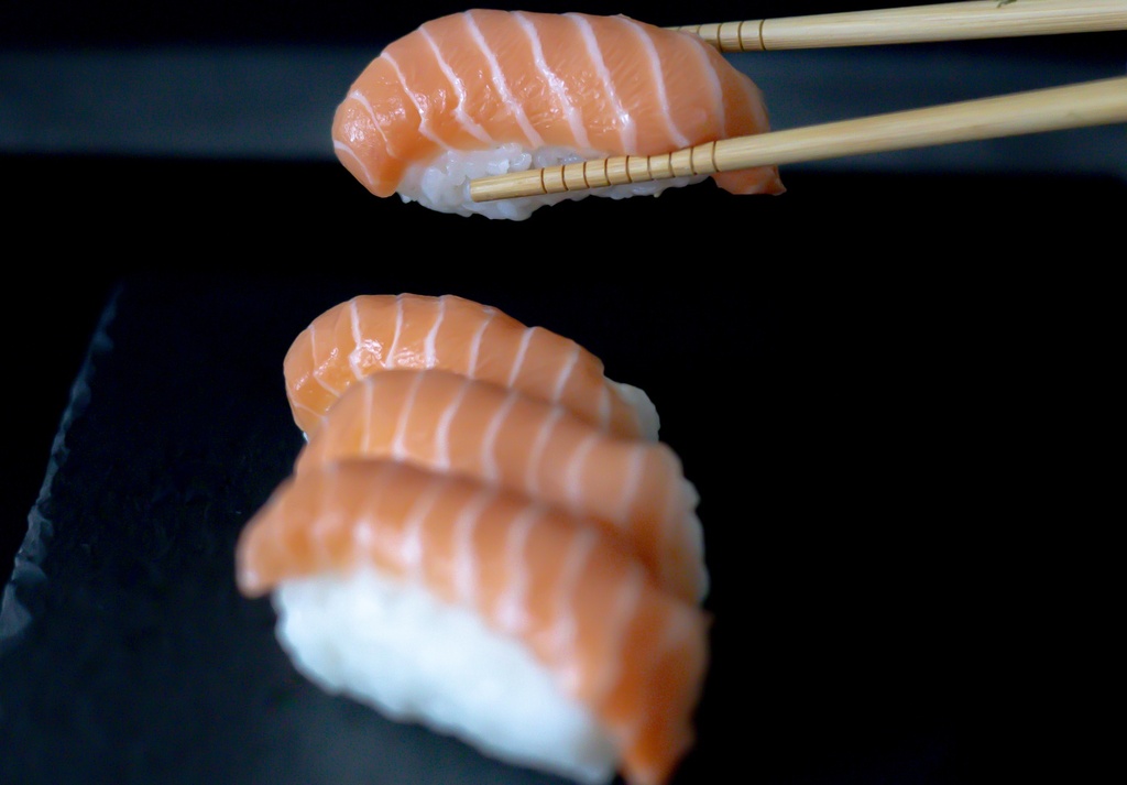 2x Nigiri saumon (4)